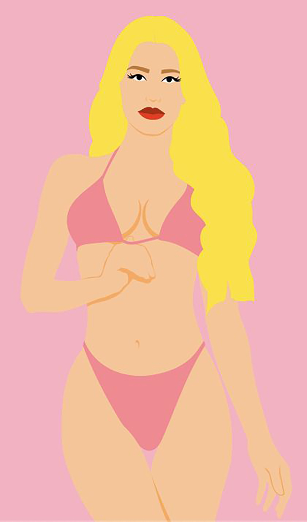 Bikini Girl Pink by Shelby + Sandy