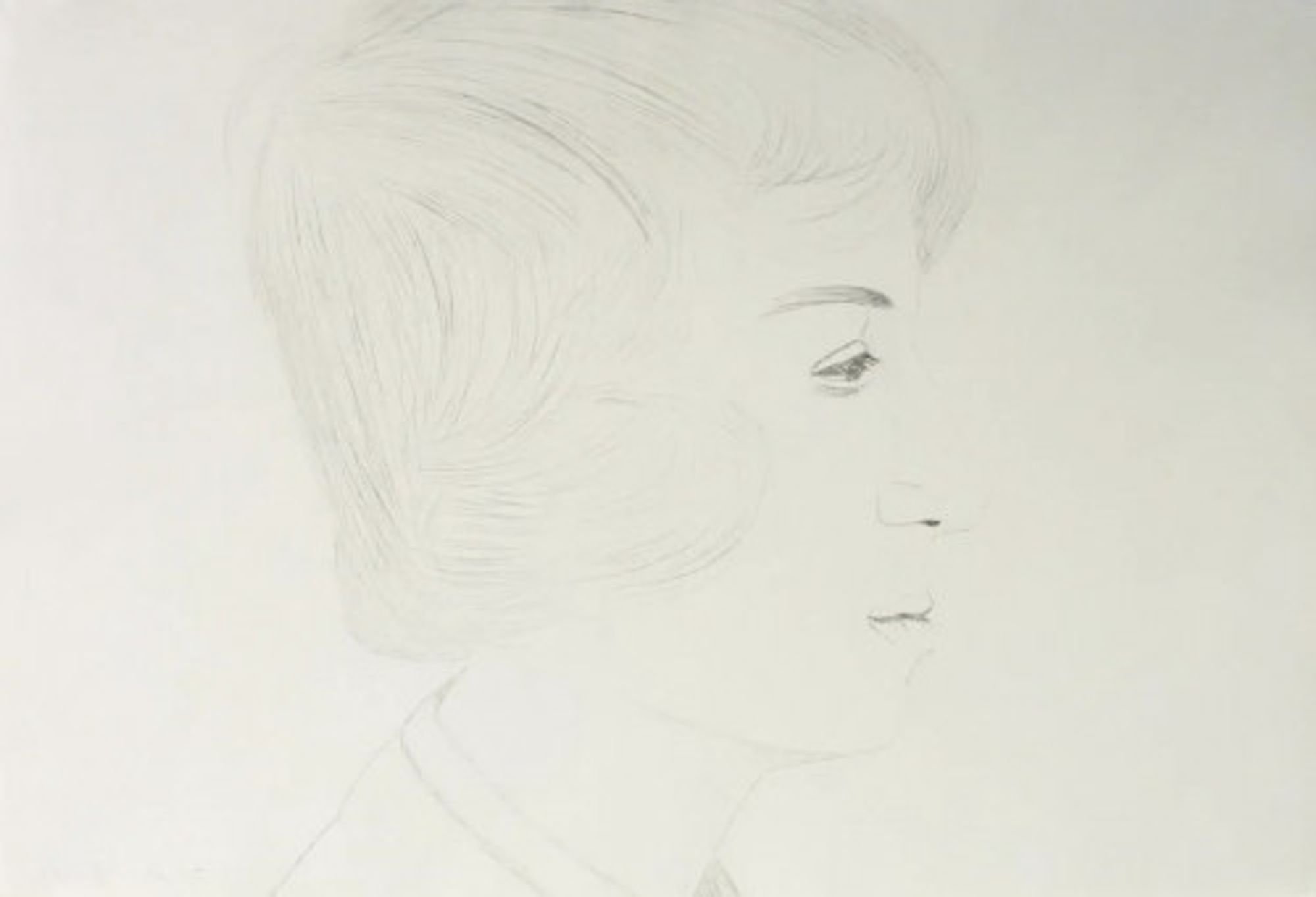 Profile of Vincent by Alex Katz