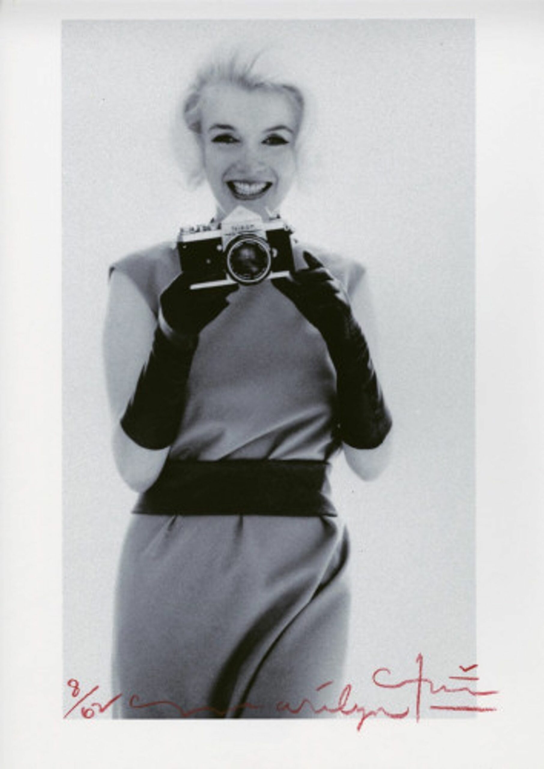 Marilyn with Bert’s Nikon by Bert Stern