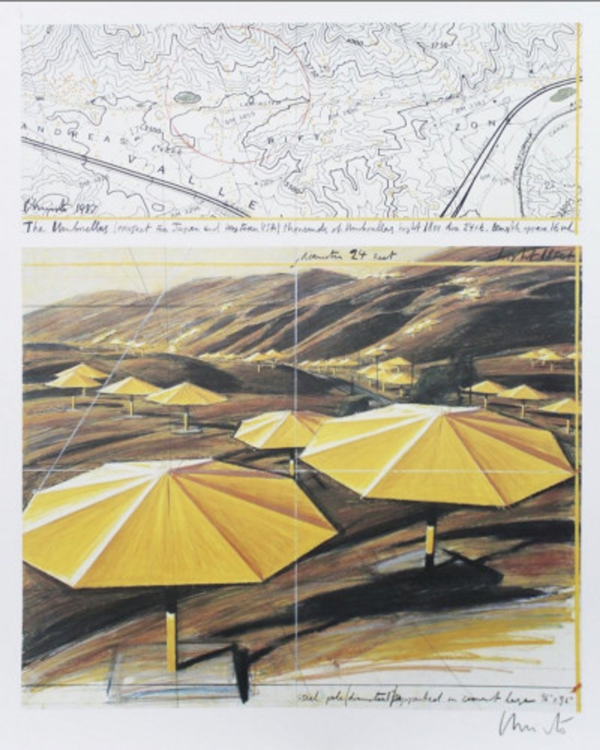 The Umbrellas by Christo