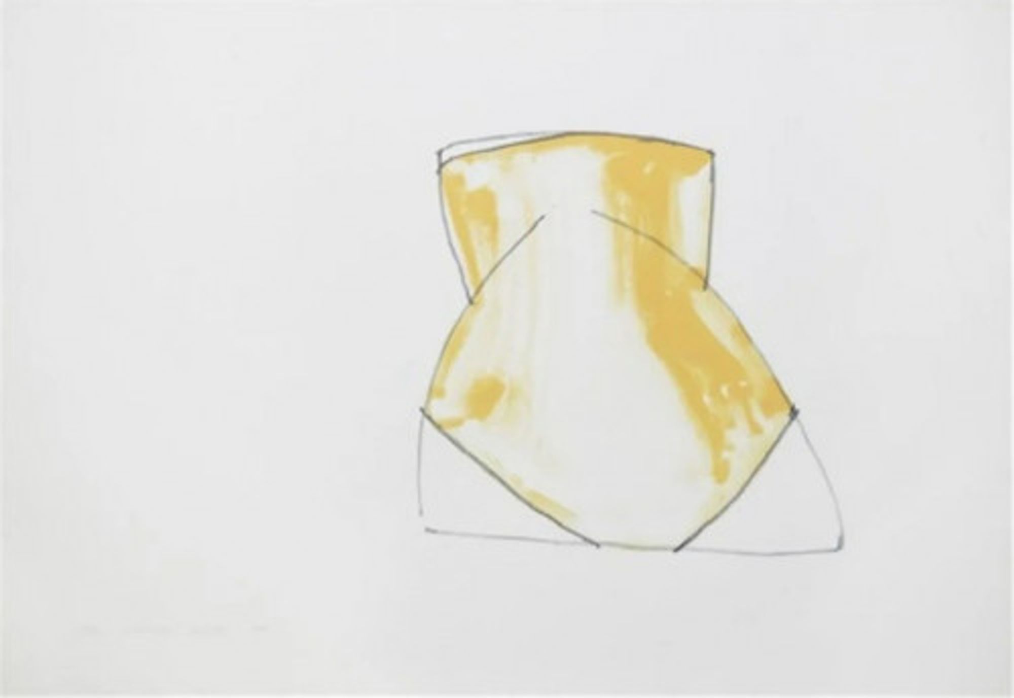 Untitled (Naples Yellow) by Joel Shapiro