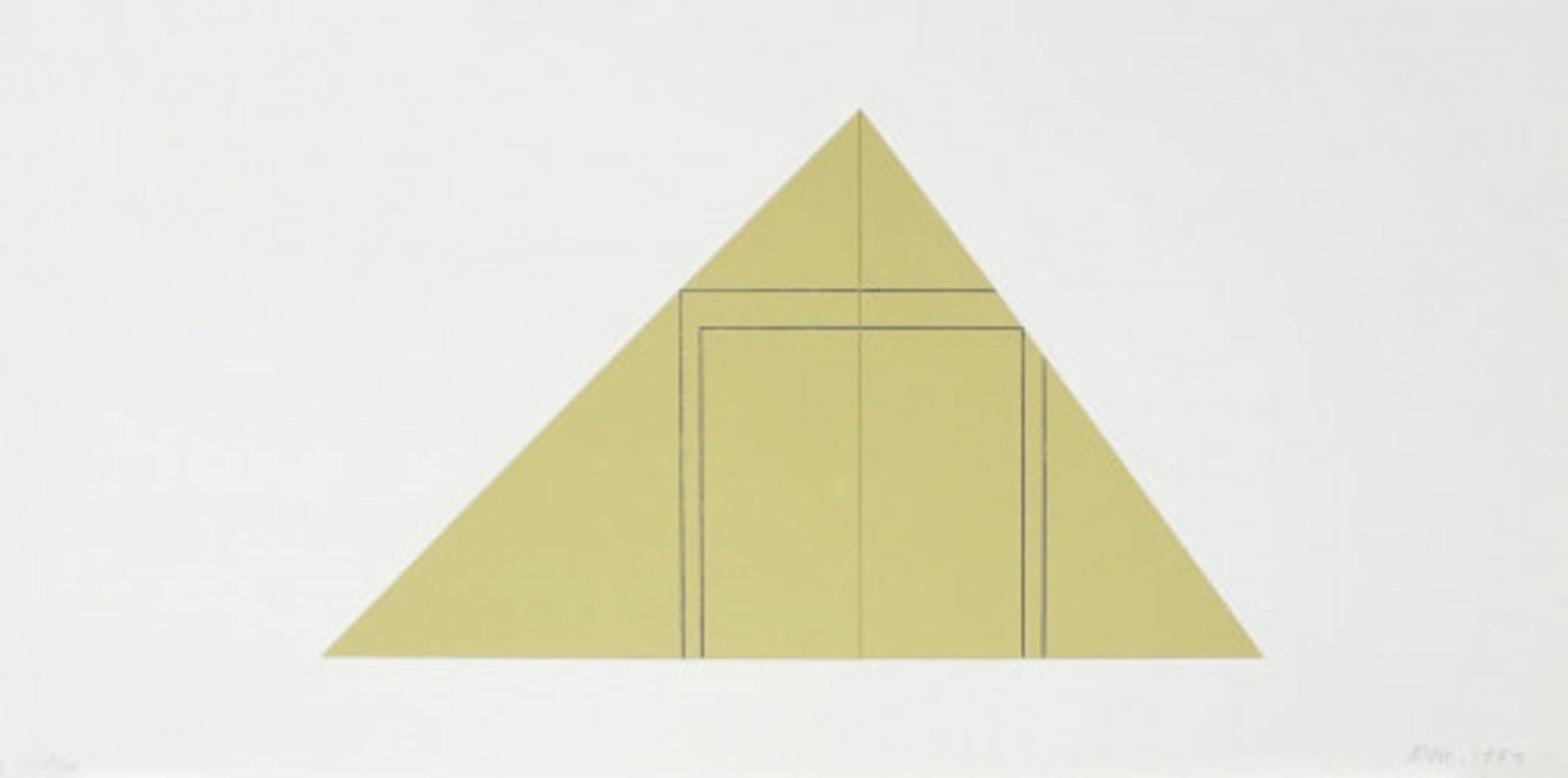 Untitled 1 ( from A Book of Silk Screen Prints) by Robert Mangold