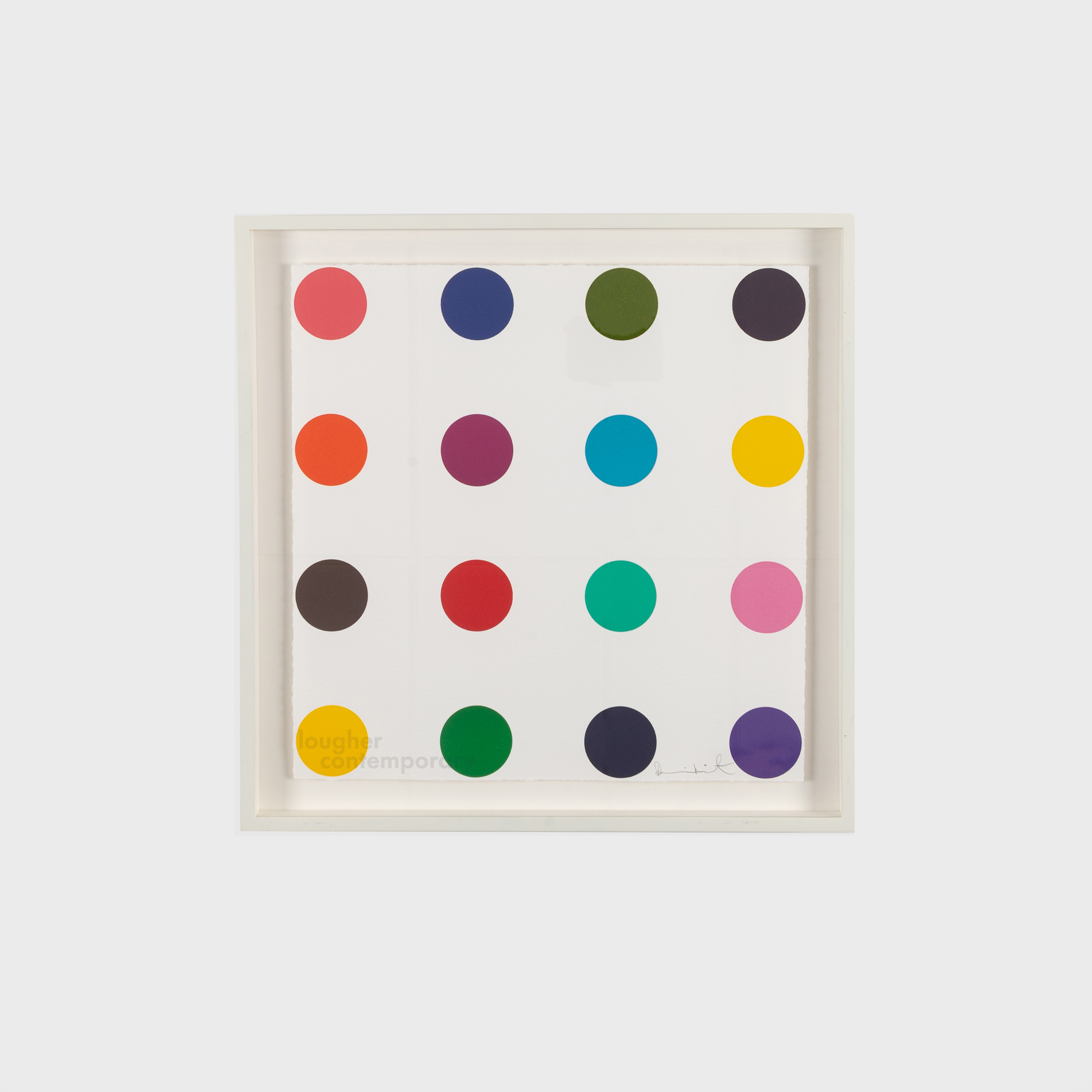 Benzyl Viologen, from 40 Woodcut Spots by Damien Hirst