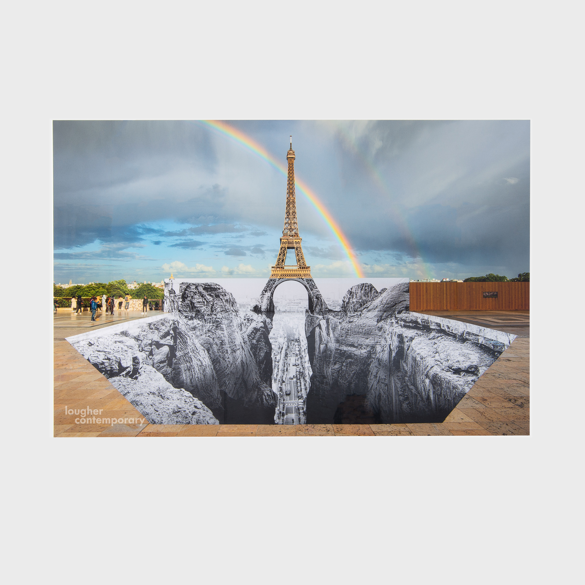 Trompe l’oeil, Les Falaises du Trocadéro, 21 mai 2021, 20h03, Paris, France, 2021 by JR