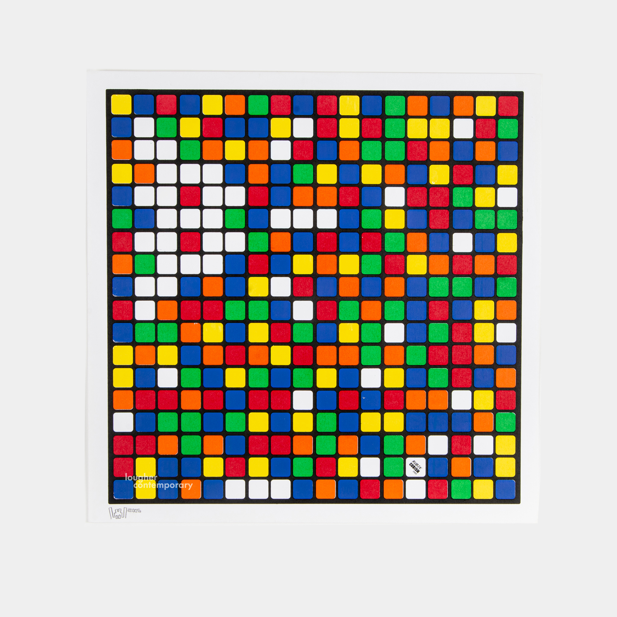 Rubik Albino by Invader