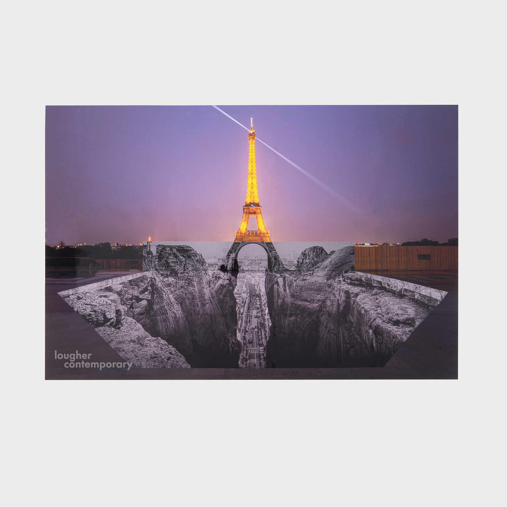 Trompe l’oeil, Les Falaises du Trocadéro, 25 mai 2021, 22h18, Paris, France, 2021 by JR