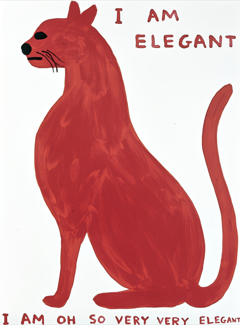 I Am So Elegant by David Shrigley