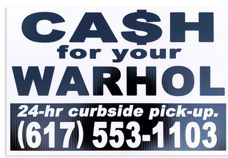 Cash For Your Warhol by Geoff Hargadon