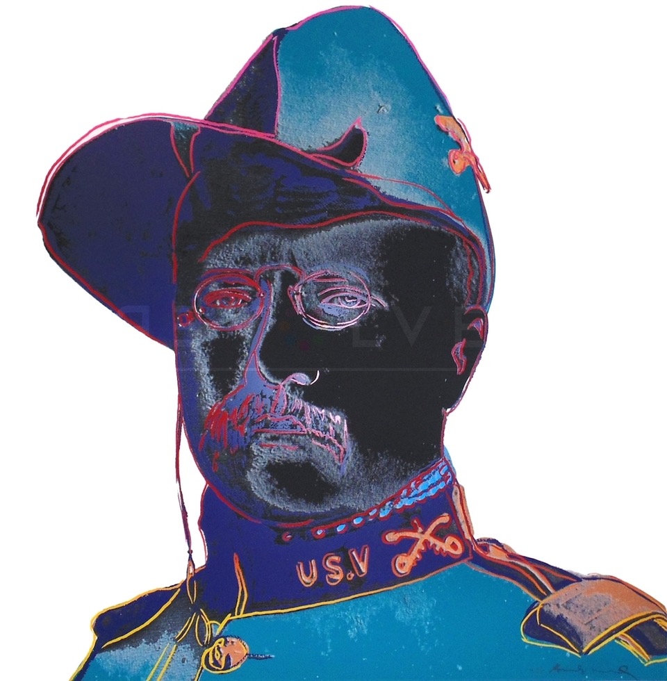 Teddy Roosevelt (FS II.386) by Andy Warhol