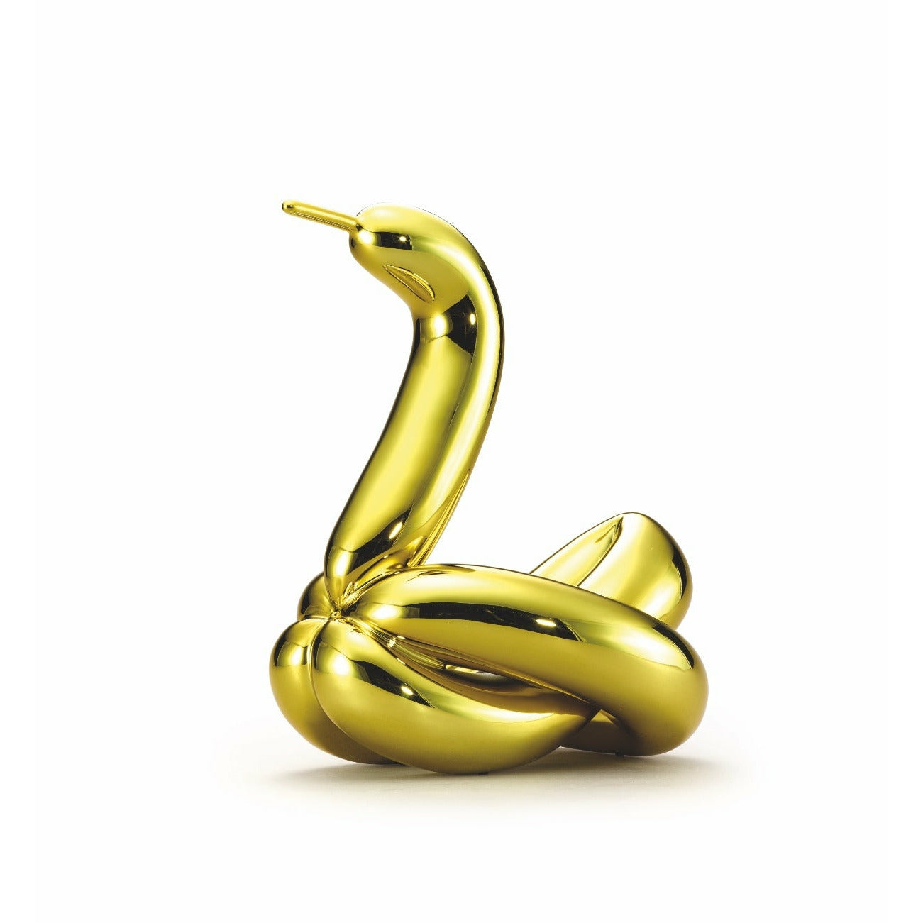 Balloon Swan, Yellow by Jeff Koons