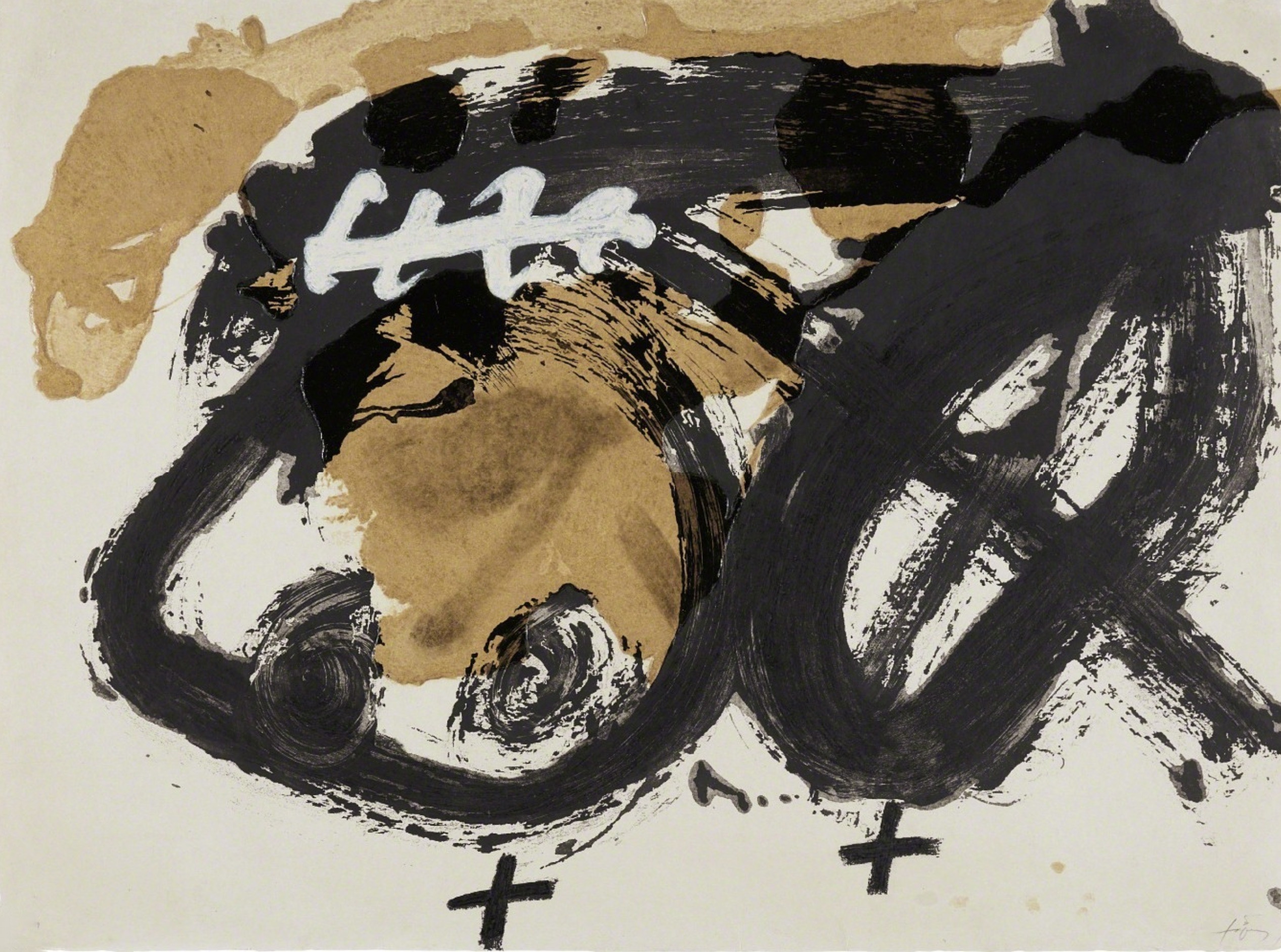 Formes I Vernis by Antoni Tapies