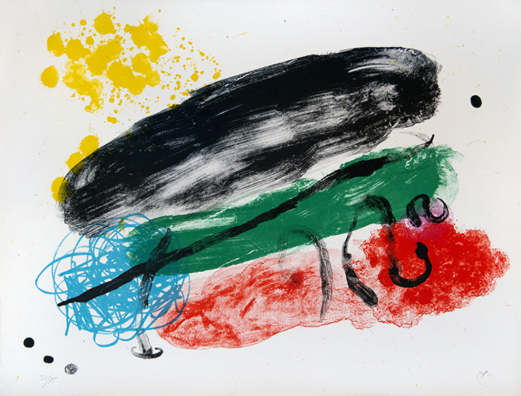 Plate XVI, from Album 19 by Joan Miró