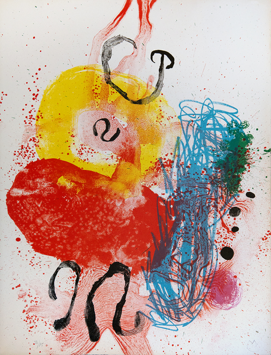 Plate XIV, from Album 19 by Joan Miró