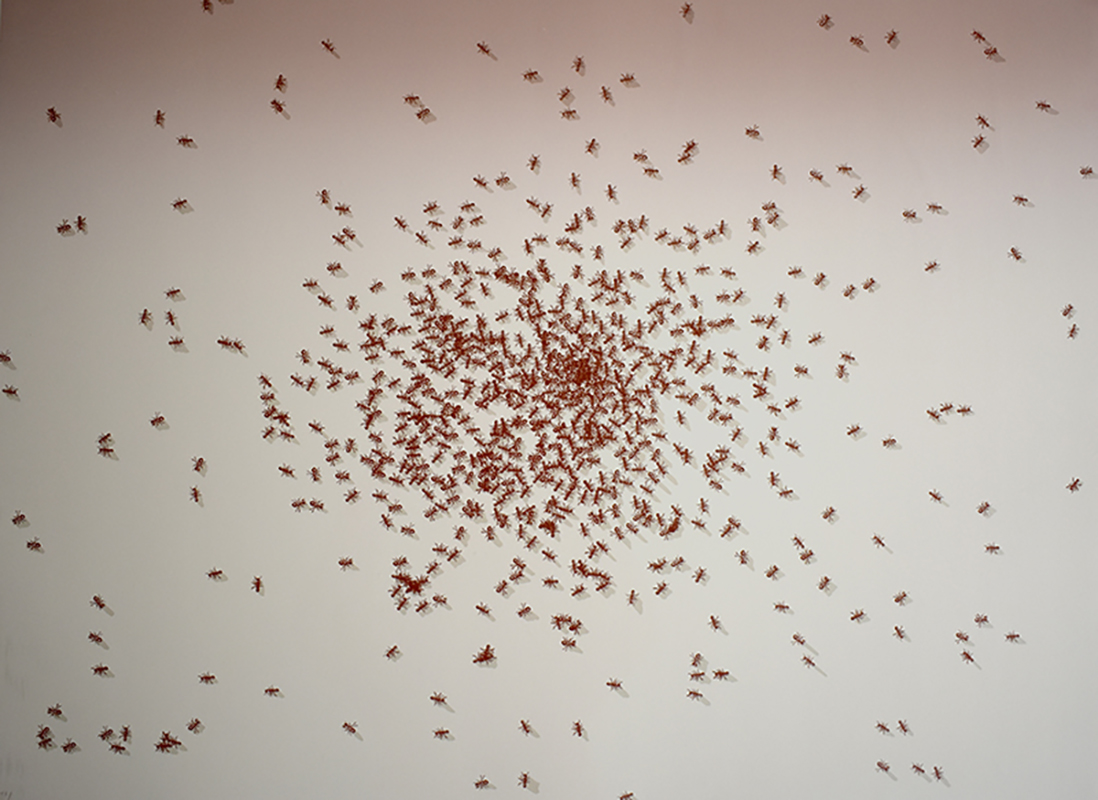 Swarm of Red Ants, from: Insects, 1972 by Ed Ruscha