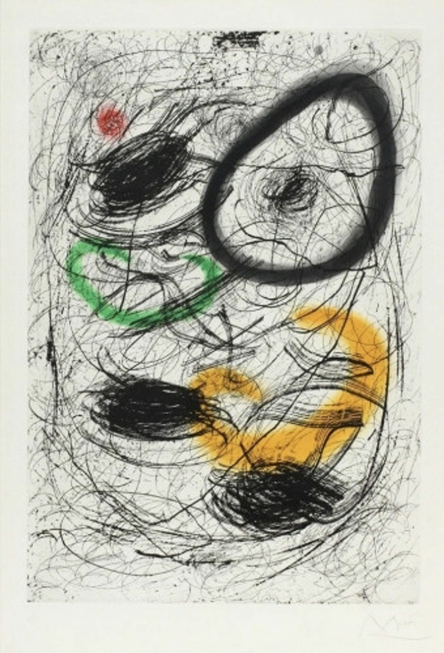 La chevelure De Bérénice II by Joan Miró