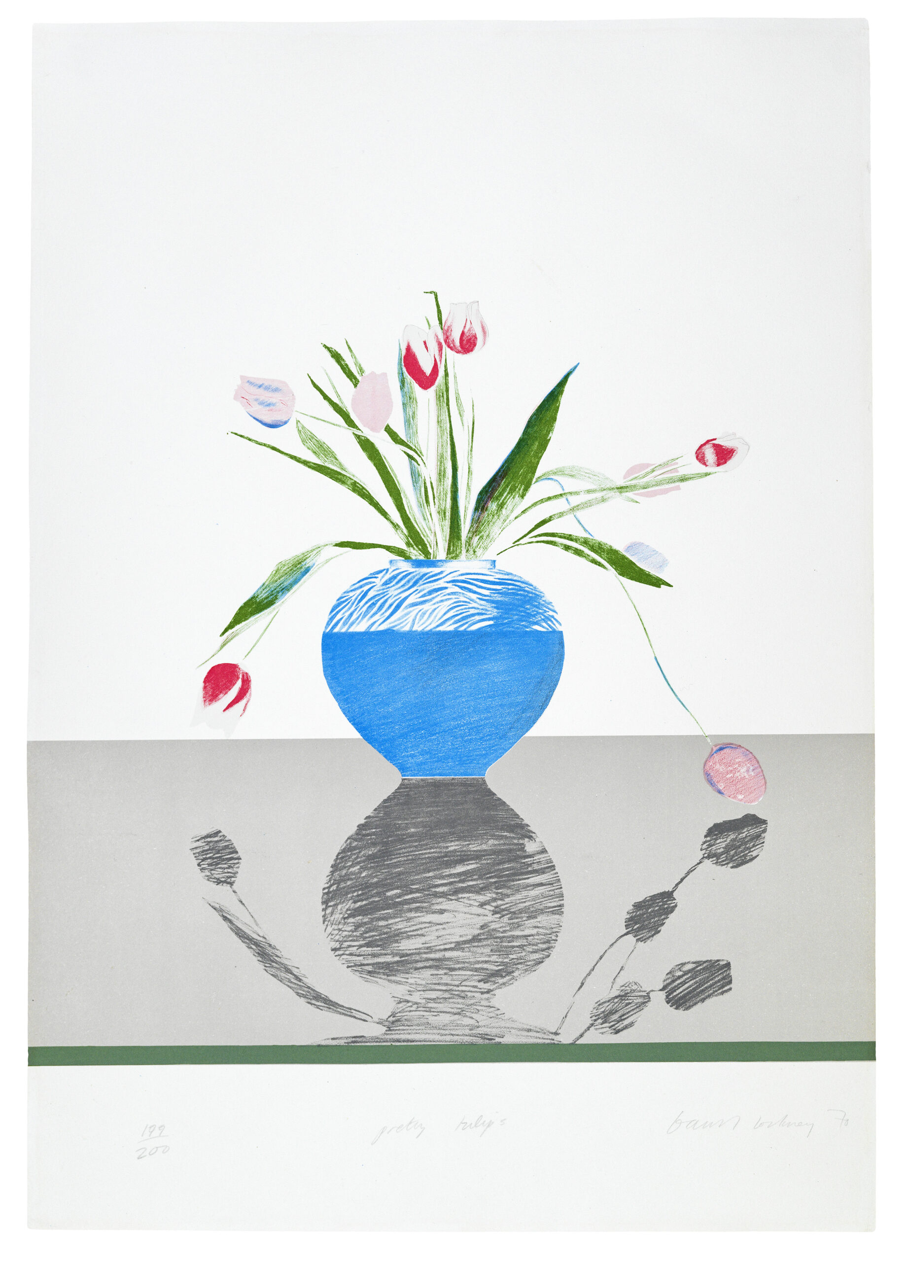 Pretty Tulips by David Hockney