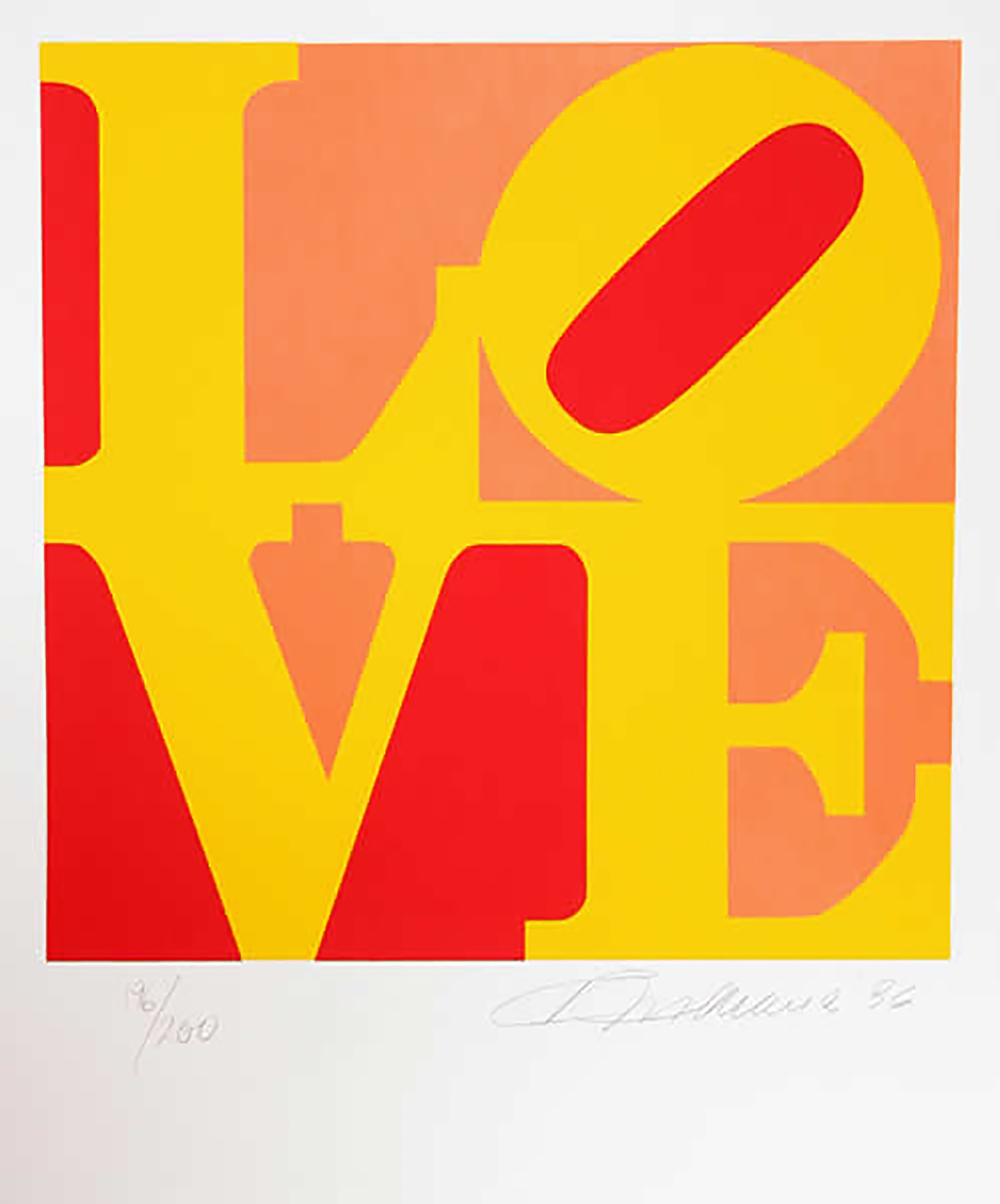 The Book of Love 10 by Robert Indiana