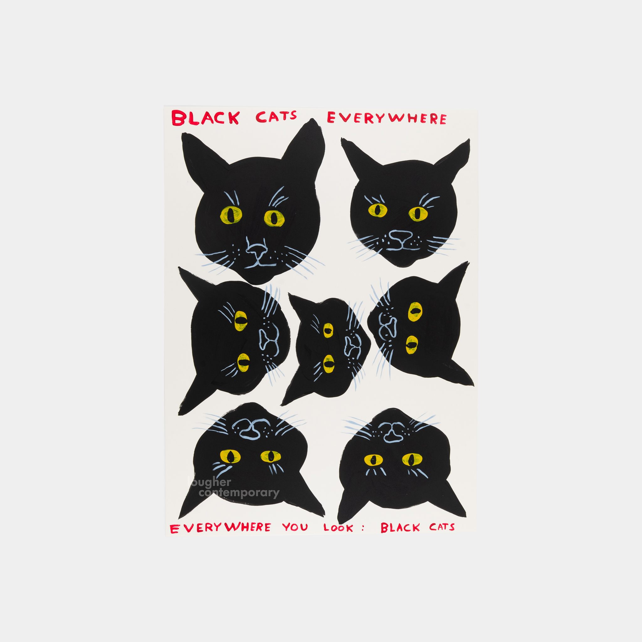 Black Cats by David Shrigley