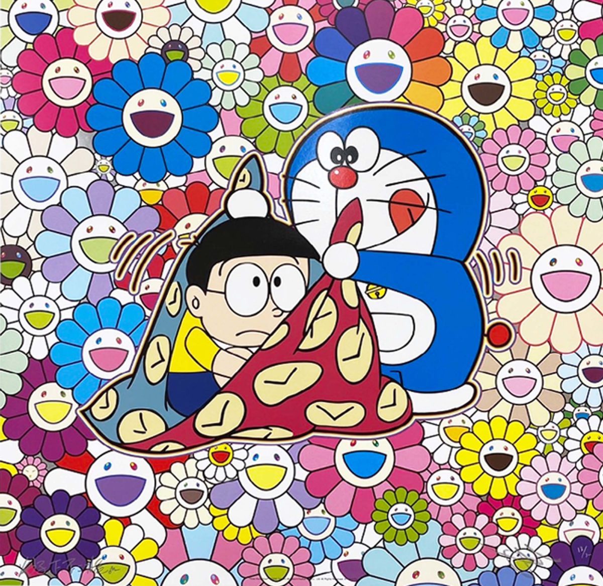 Time Warp Scarf by Takashi Murakami