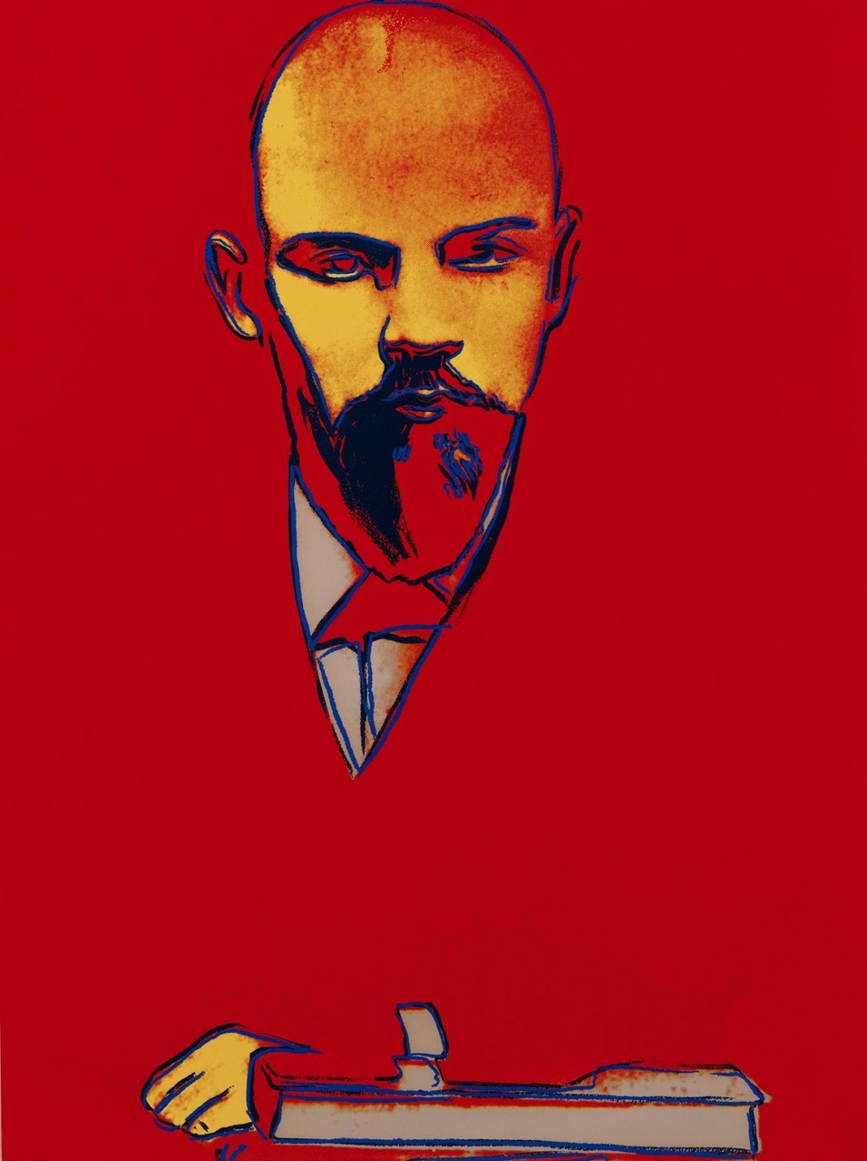 Lenin (Red) (FS II.403) by Andy Warhol