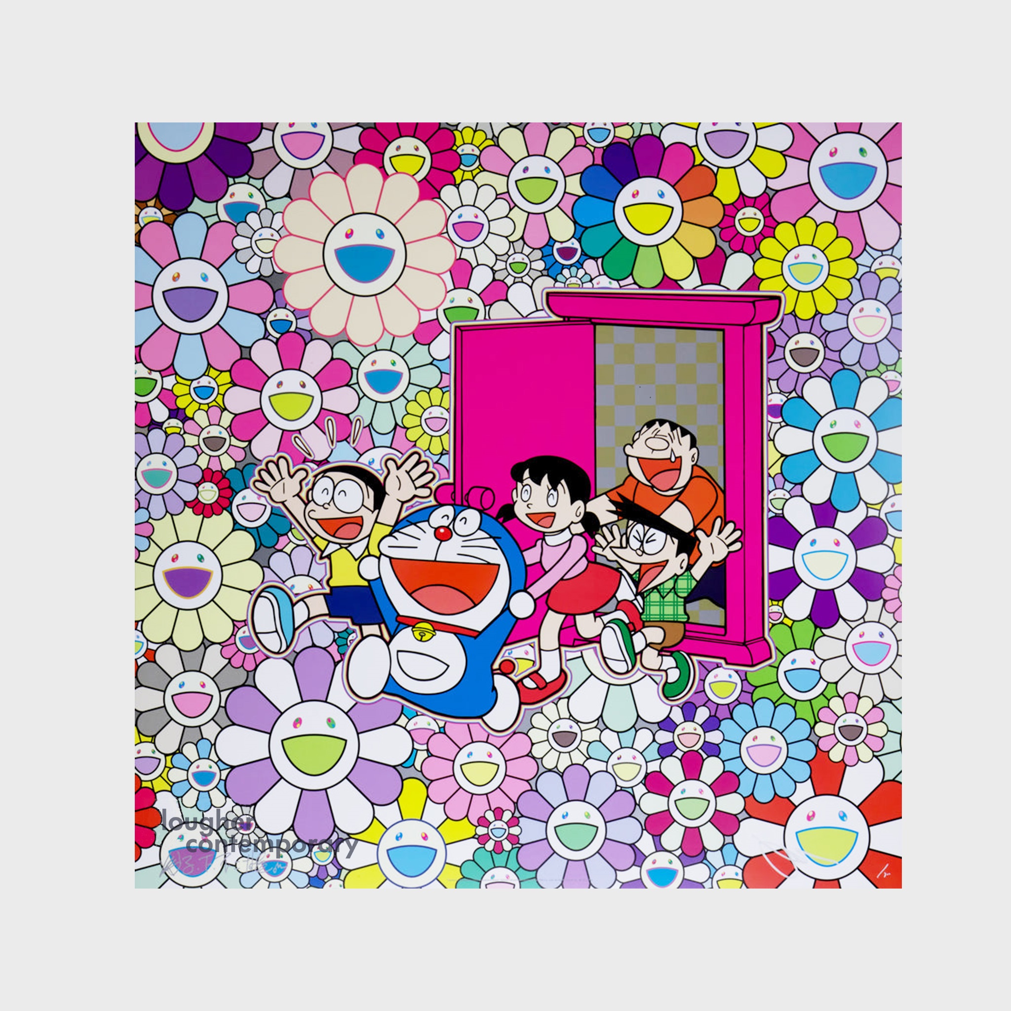 Saved by Dokodemo Door (Anywhere Door) by Takashi Murakami