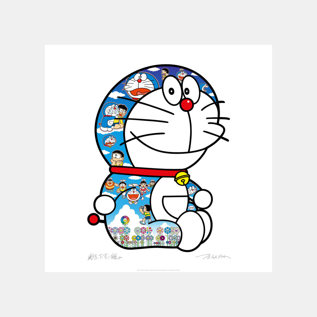 Doraemon: Sitting Up: Weeping Some, Laughing Some by Takashi Murakami