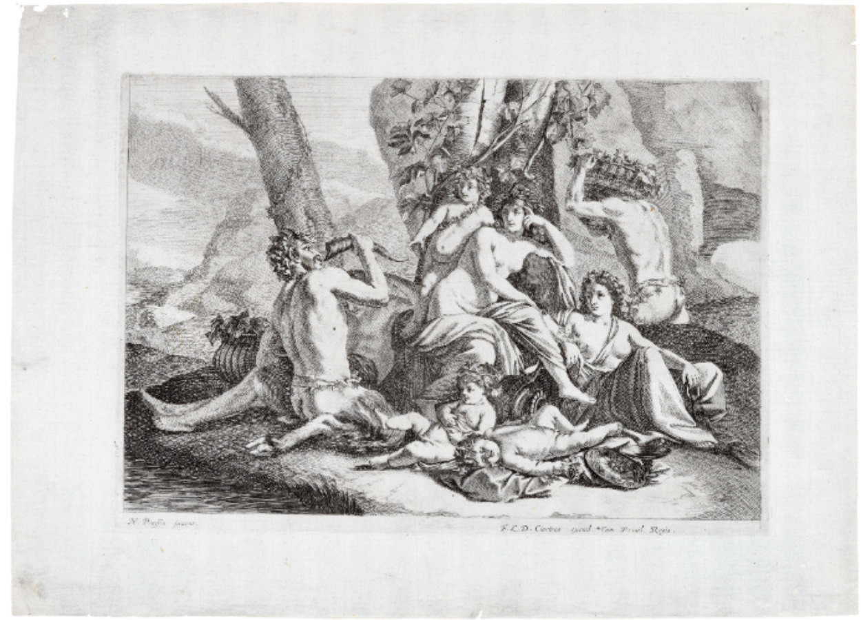 Bacchanalia or Childhood of Bacchus by Antoine Garnier