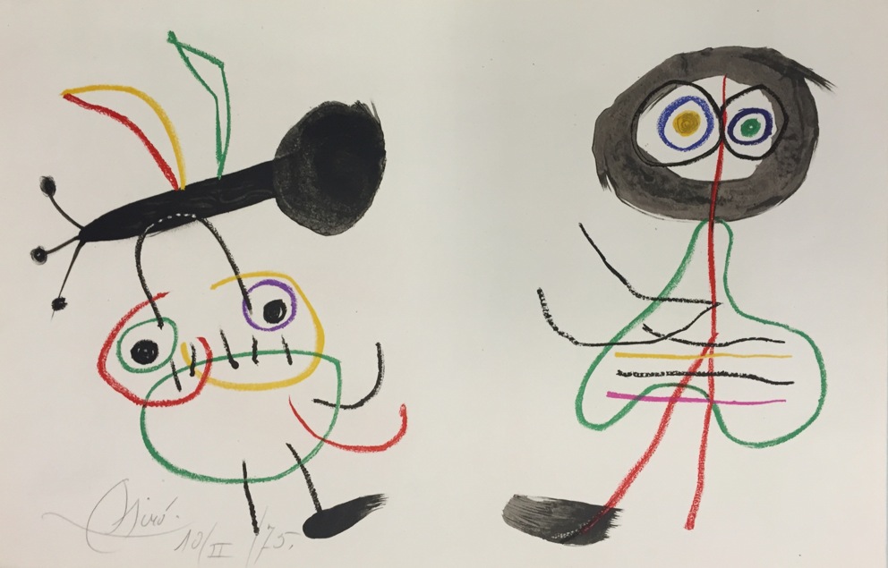 L’ Enfance d’Ubu 1 by Joan Miró