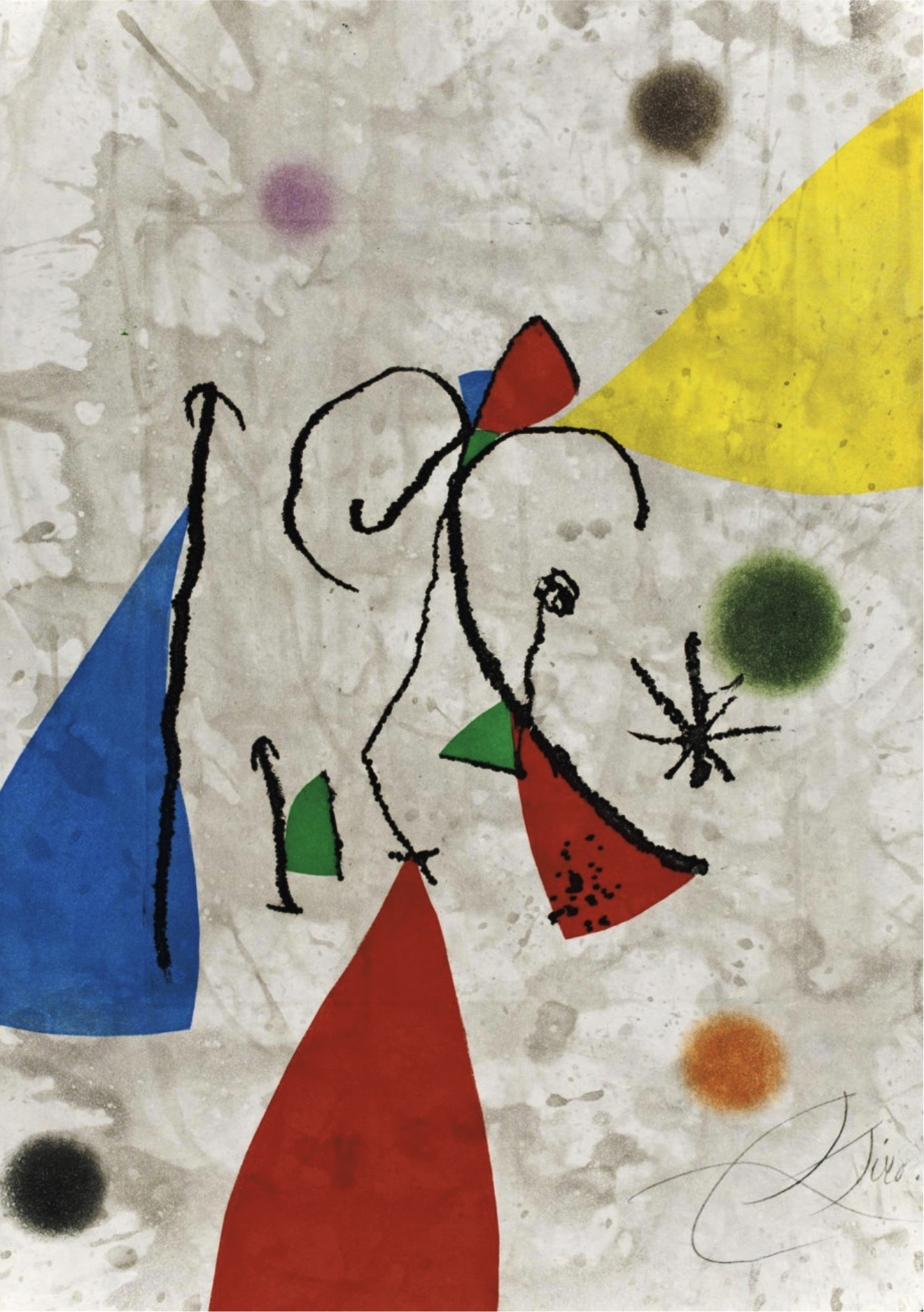 Passage De L’Egyptienne, 10 by Joan Miró