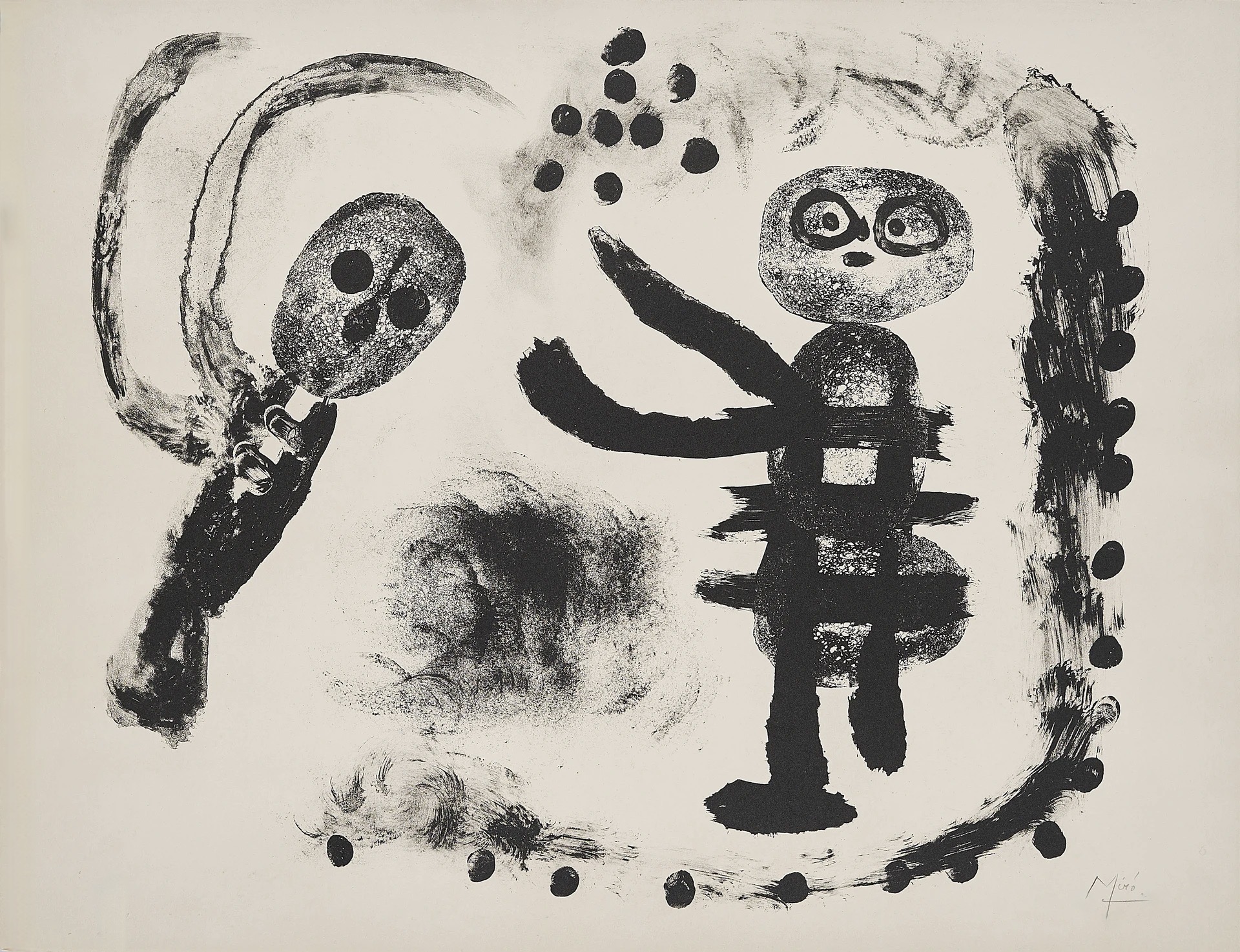 Petite Fille au Bois by Joan Miró