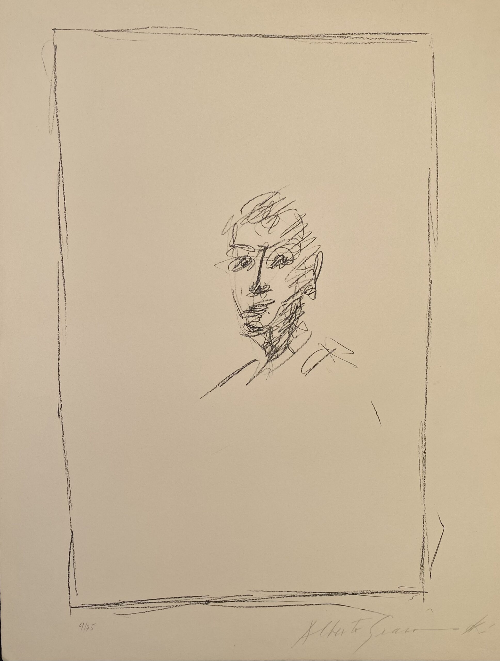 Dans Le Miroir by Alberto Giacometti