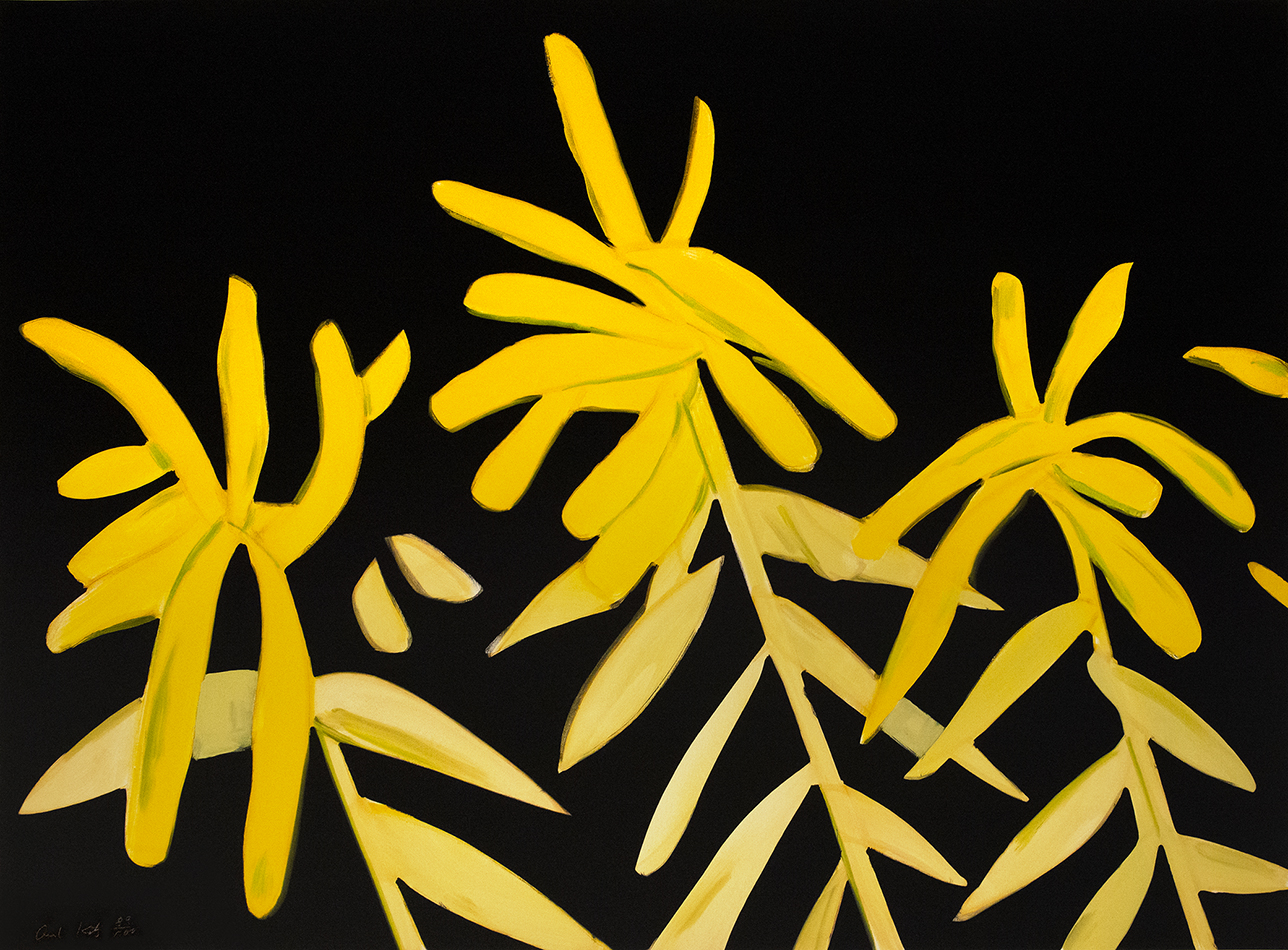 Goldenrod, from The Flowers Portfolio by Alex Katz