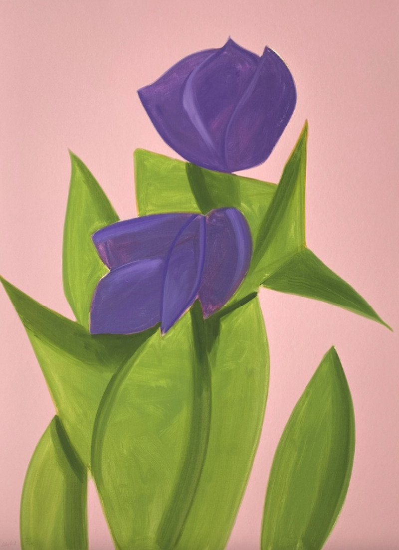 Purple Tulips 2 by Alex Katz