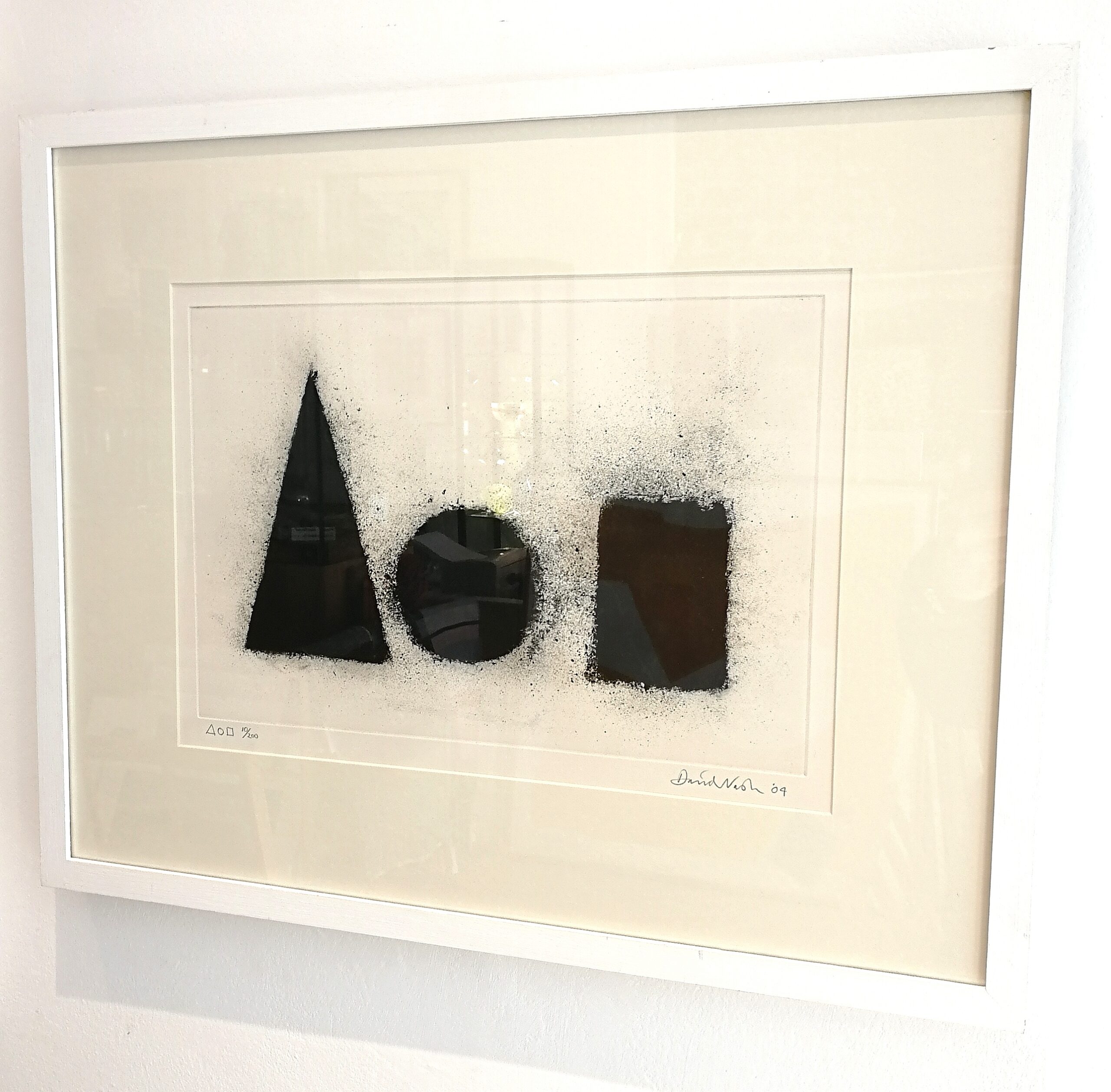 Triangle, Circle, Rectangle by David Nash