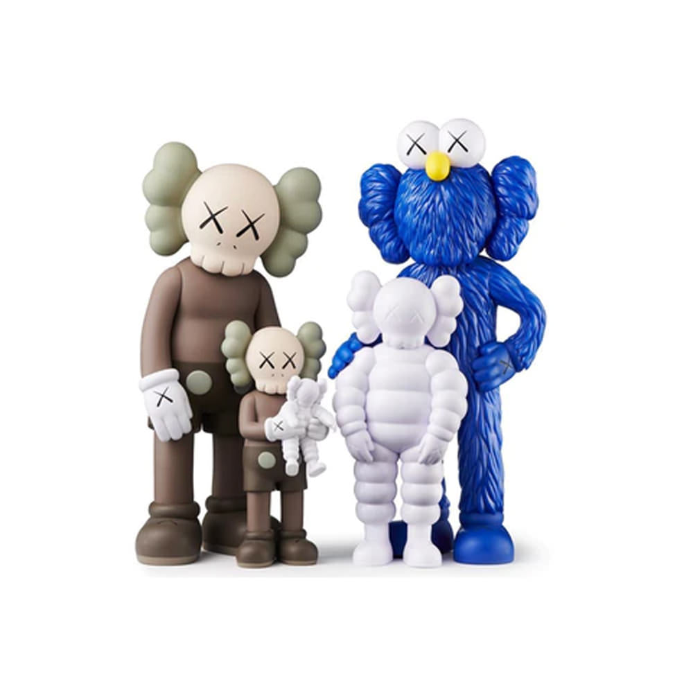 Family – brown/blue/white by KAWS