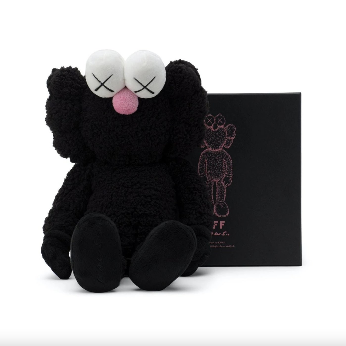 BFF Plush – black by KAWS