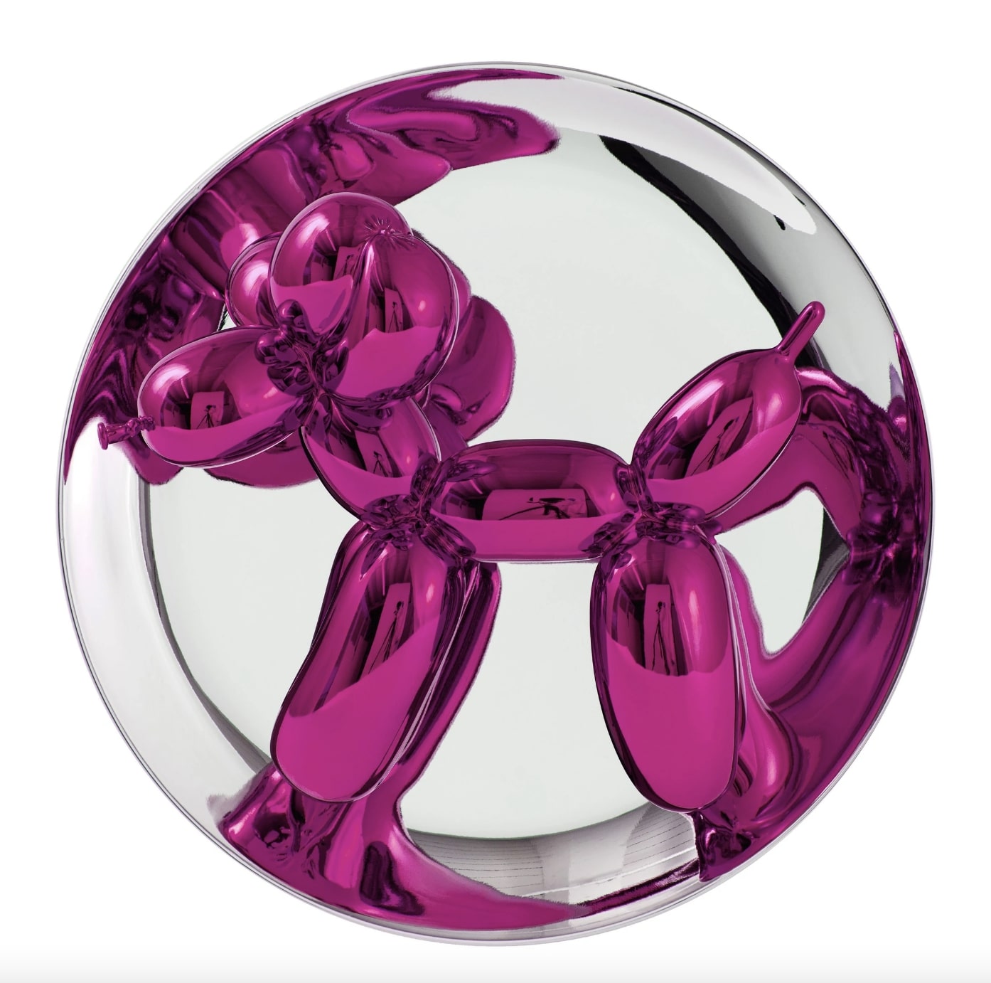 Balloon Dog – magenta by Jeff Koons