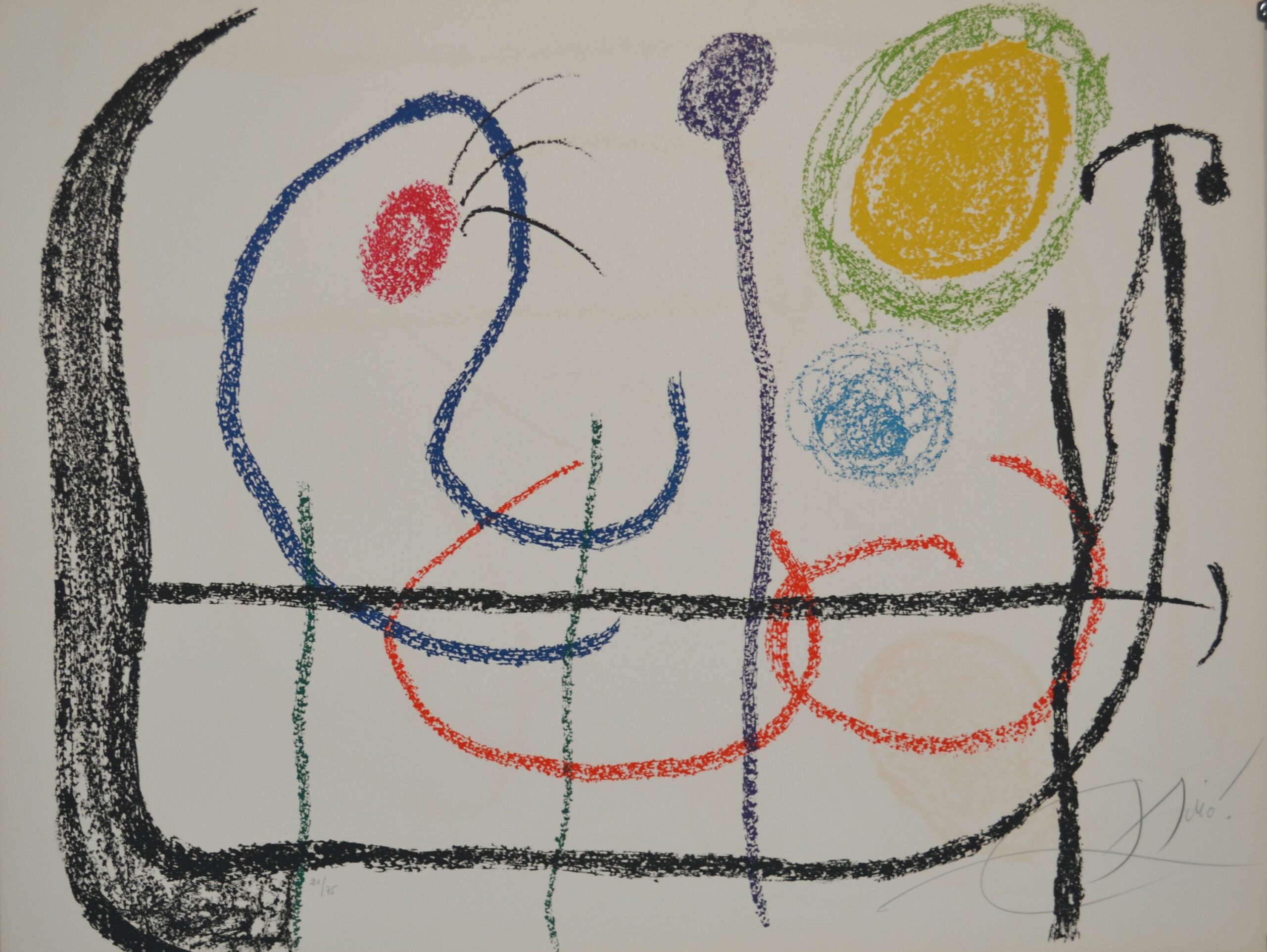 Untitled, from Album 21 portfolio – M1136 by Joan Miró