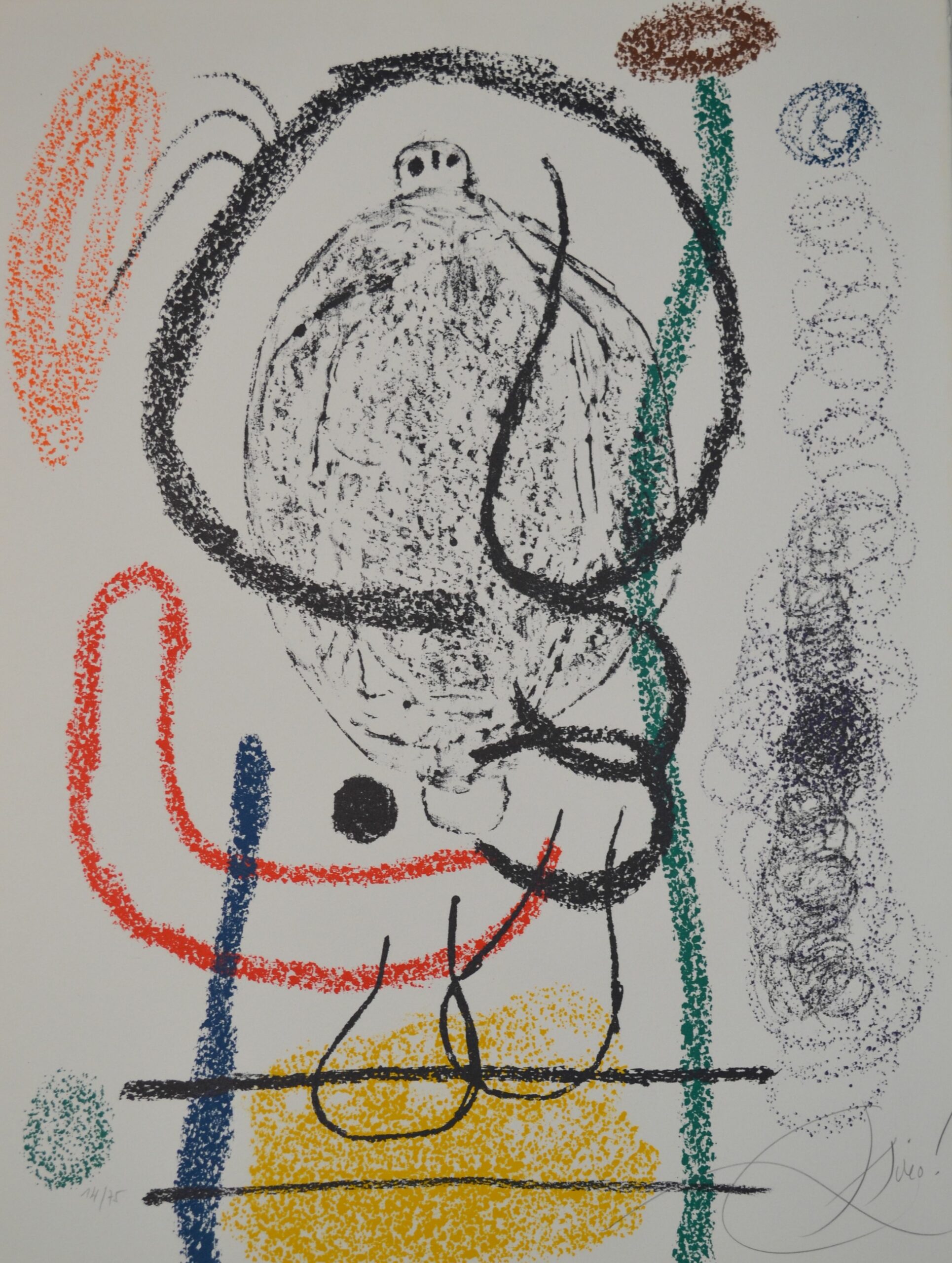 Untitled, from Album 21 portfolio – M1130 by Joan Miró