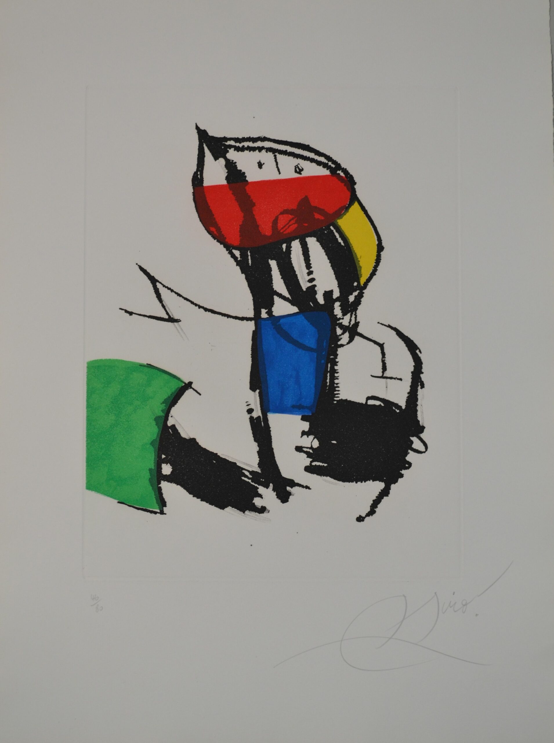 Chanteur De Rues III – D1138 by Joan Miró