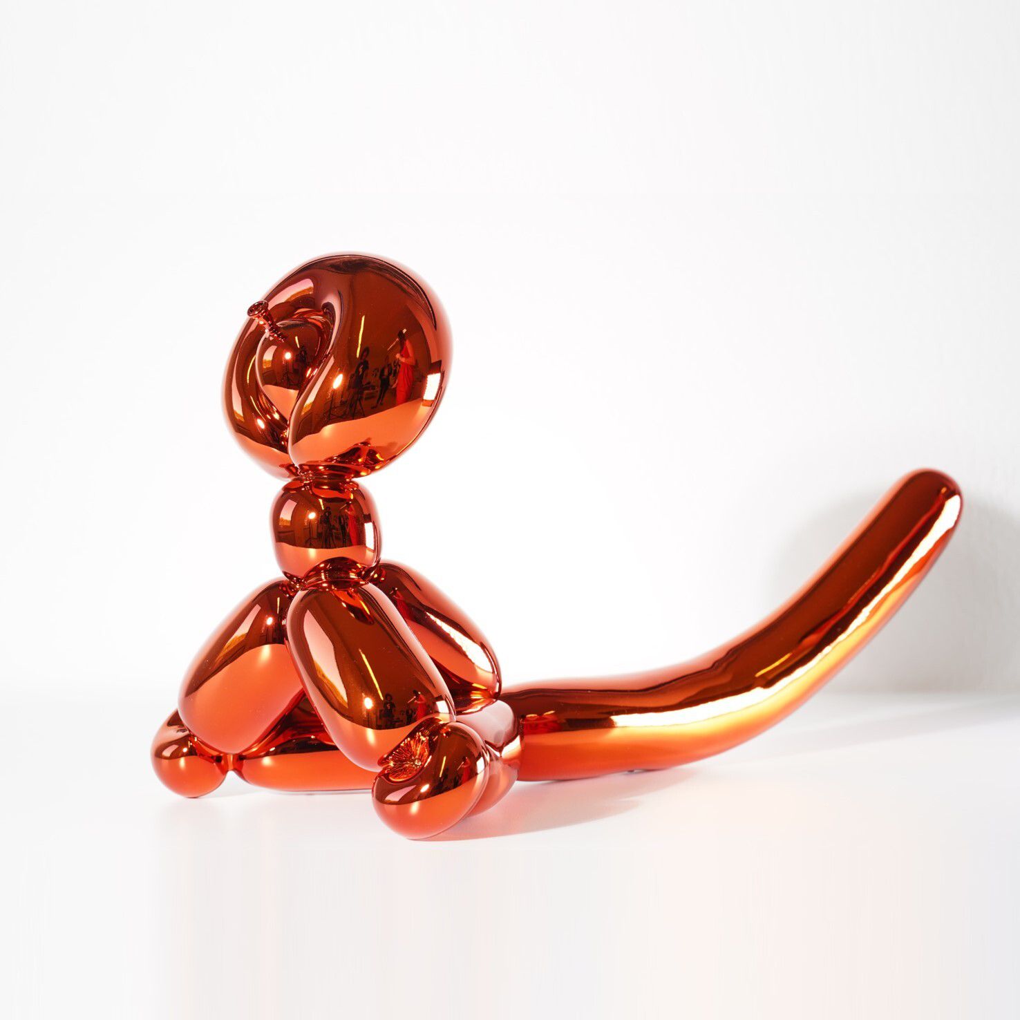 Balloon Animals (Orange Monkey) by Jeff Koons