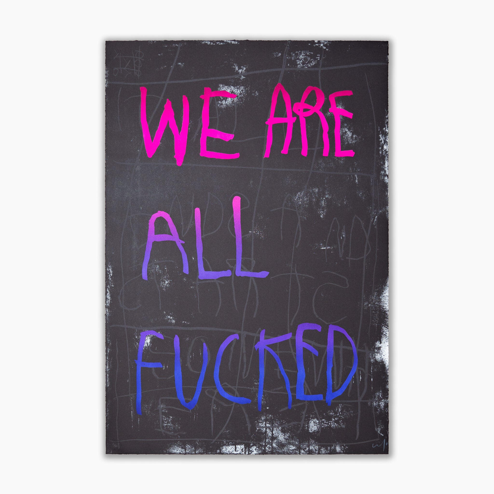 We Are All Fucked – Pink and Blue by CB Hoyo