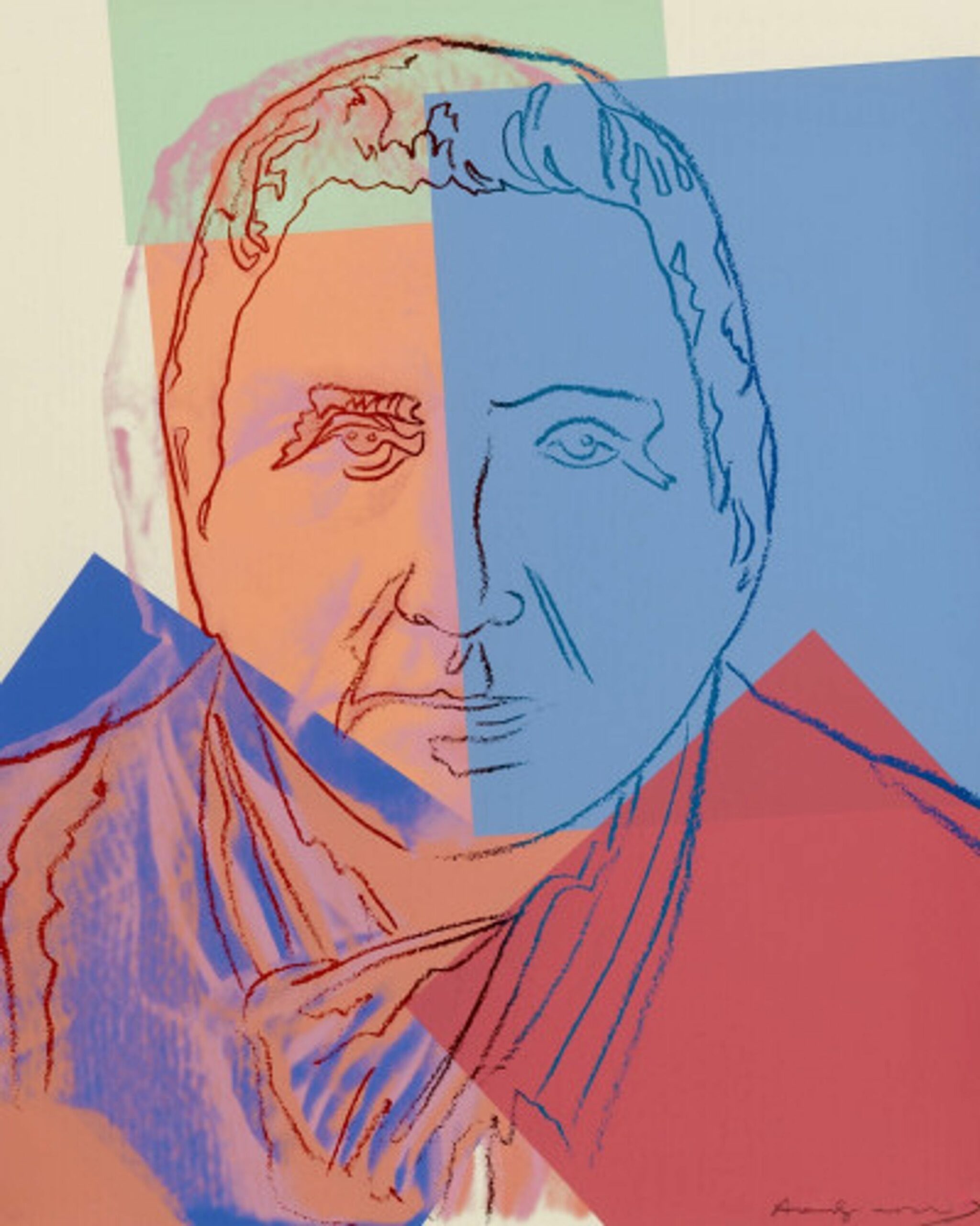 Gertrude Stein (FS II.227) by Andy Warhol