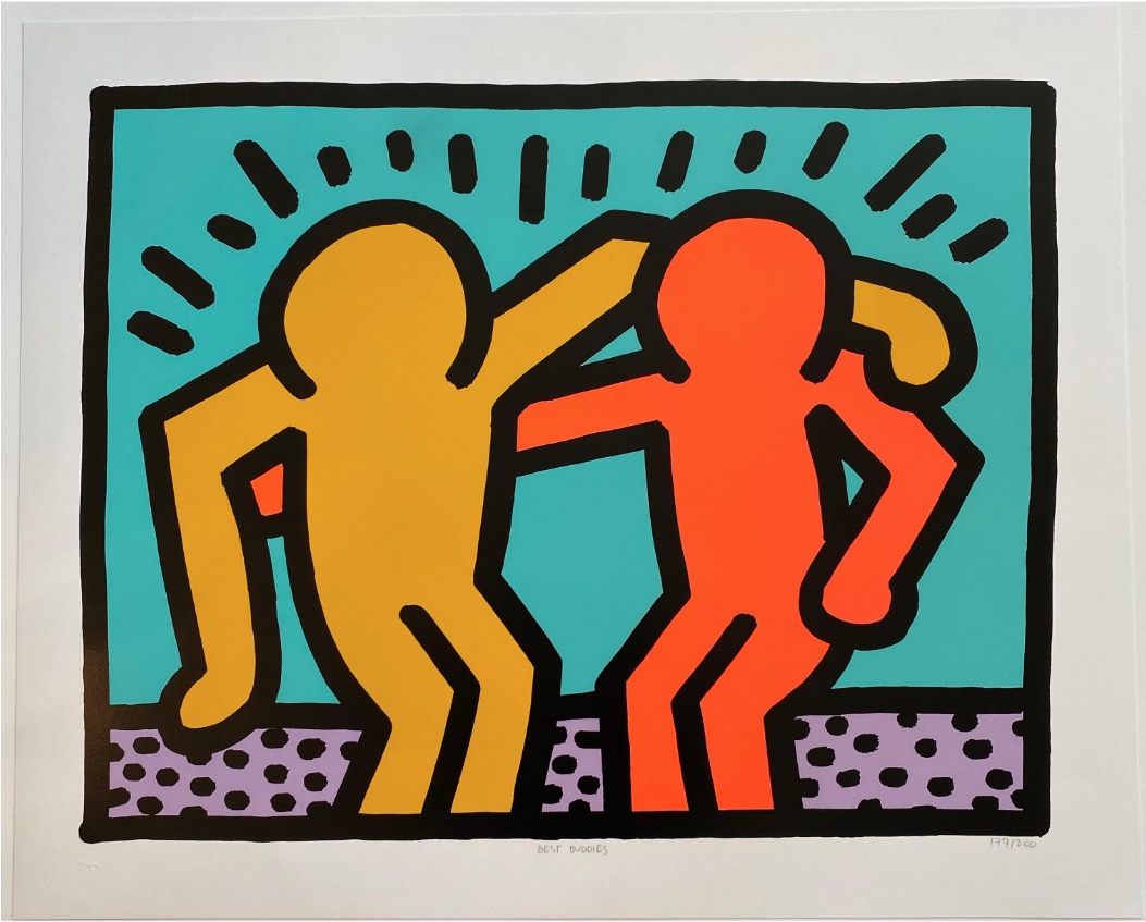 Best Buddies by Keith Haring