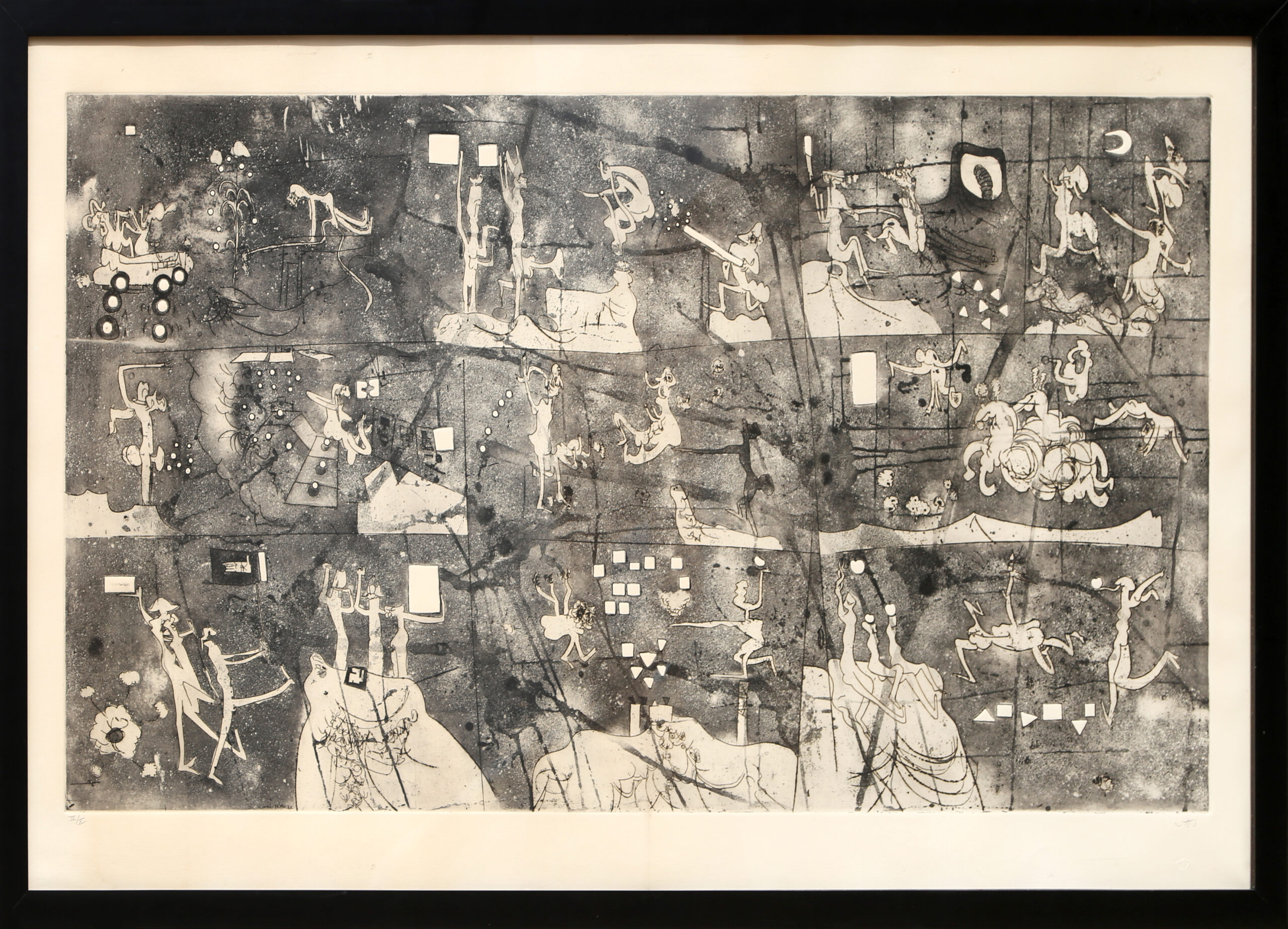 La Une a L’h Pile (Head to Head) by Roberto Matta