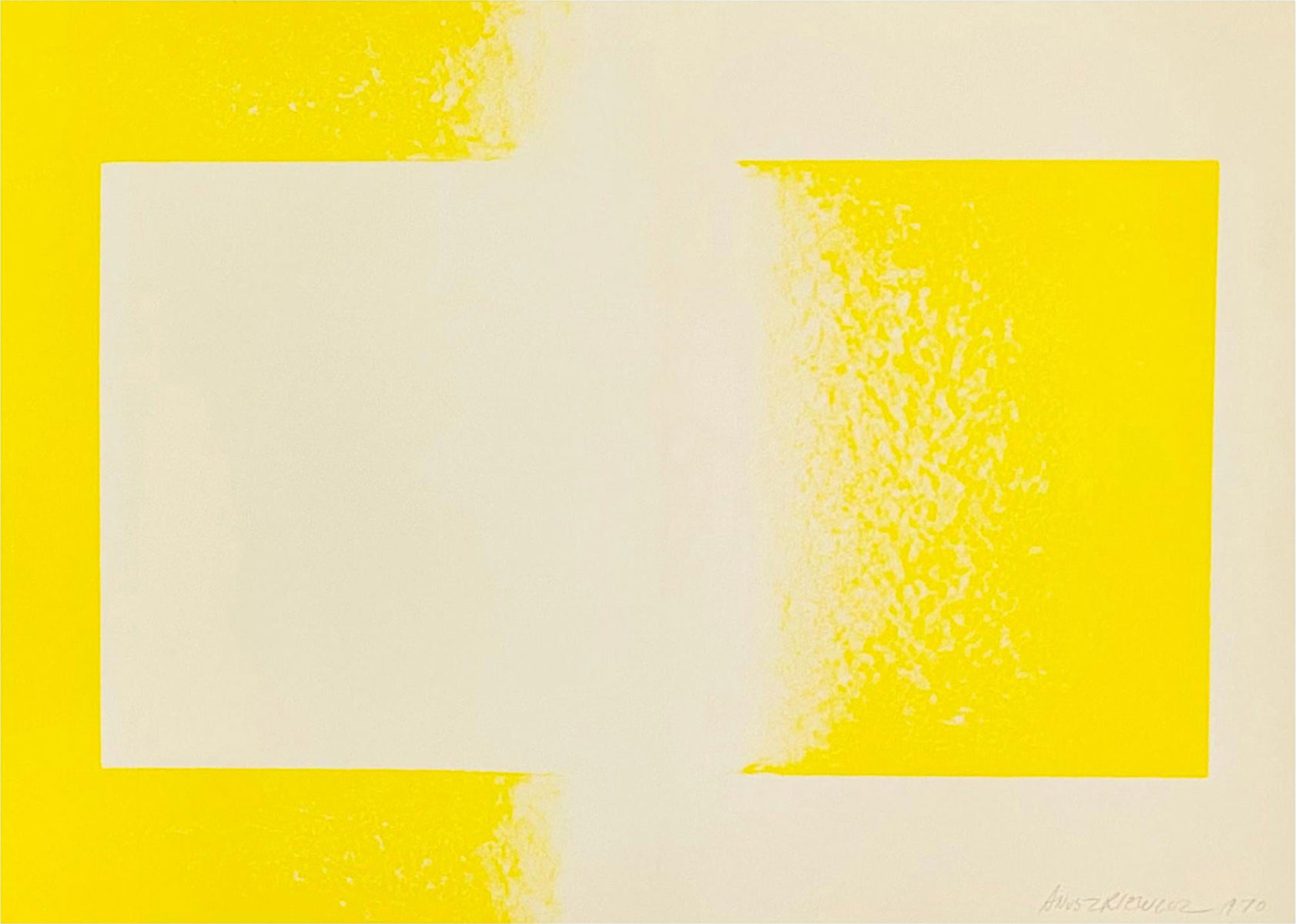 Yellow Reversed by Richard Anuszkiewicz