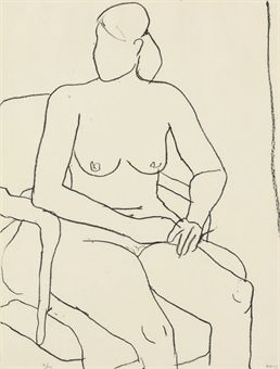 Seated Nude by Richard Diebenkorn