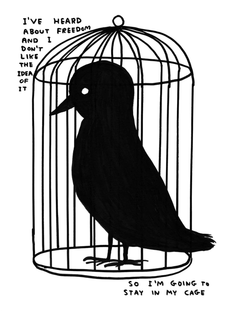 I’ve heard about freedom by David Shrigley