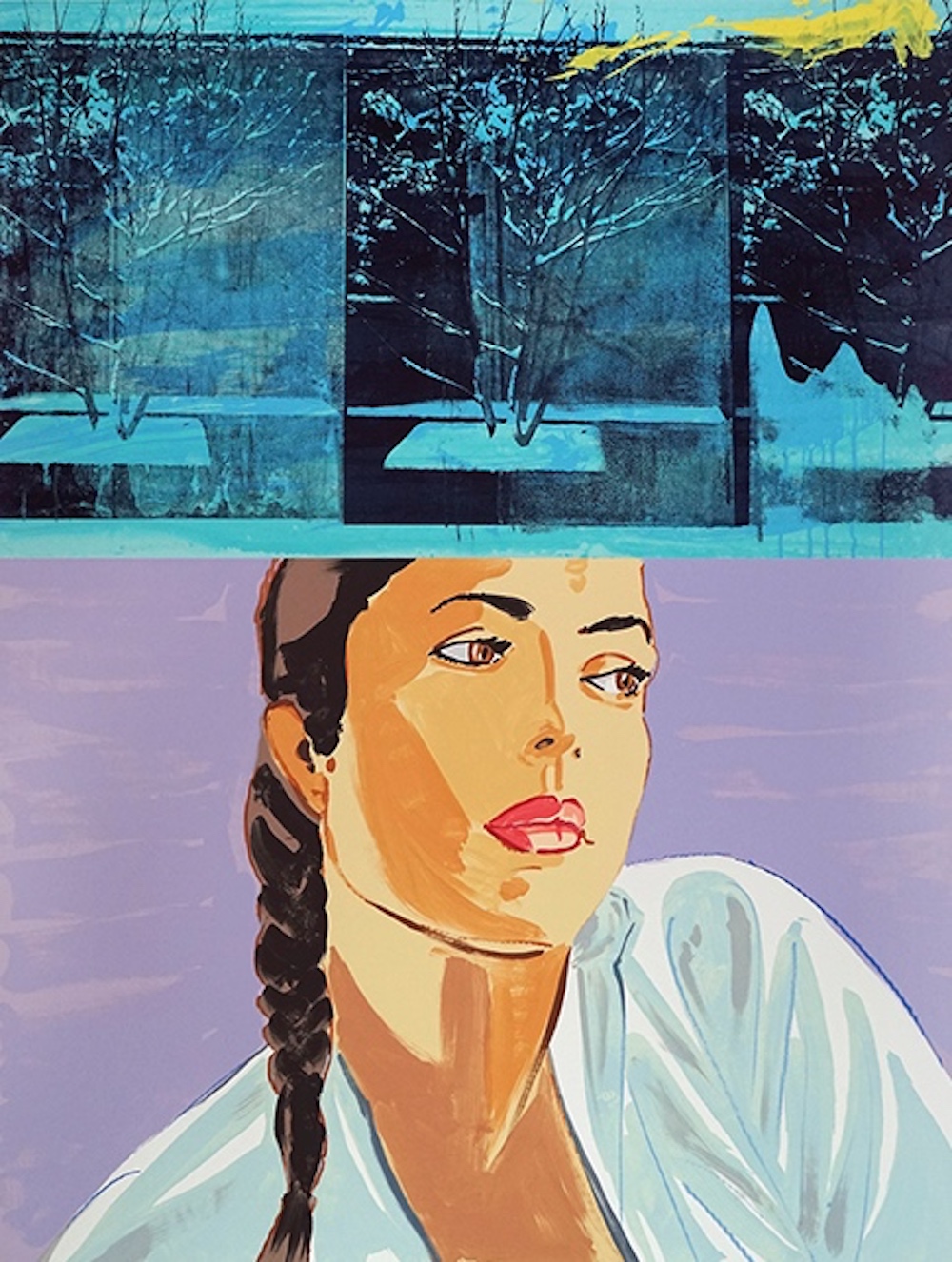 Hannah, Violet by David Salle