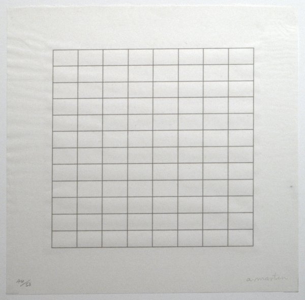 Minimalists artist Agnes Martin